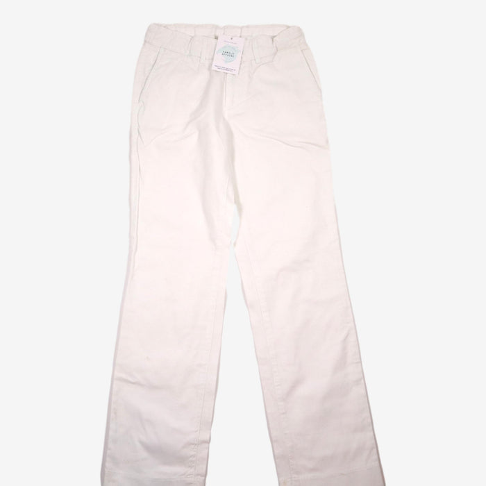 JACADI 10 ans pantalon blanc de cérémonie