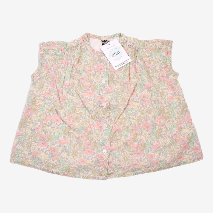 BONTON 4 ans blouse liberty pastelle