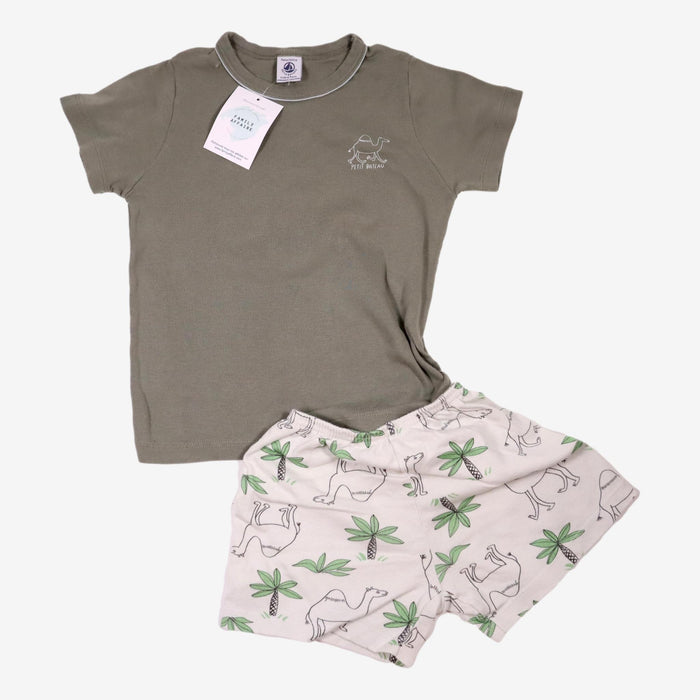 PETIT BATEAU 5 ans pyjama short palmier