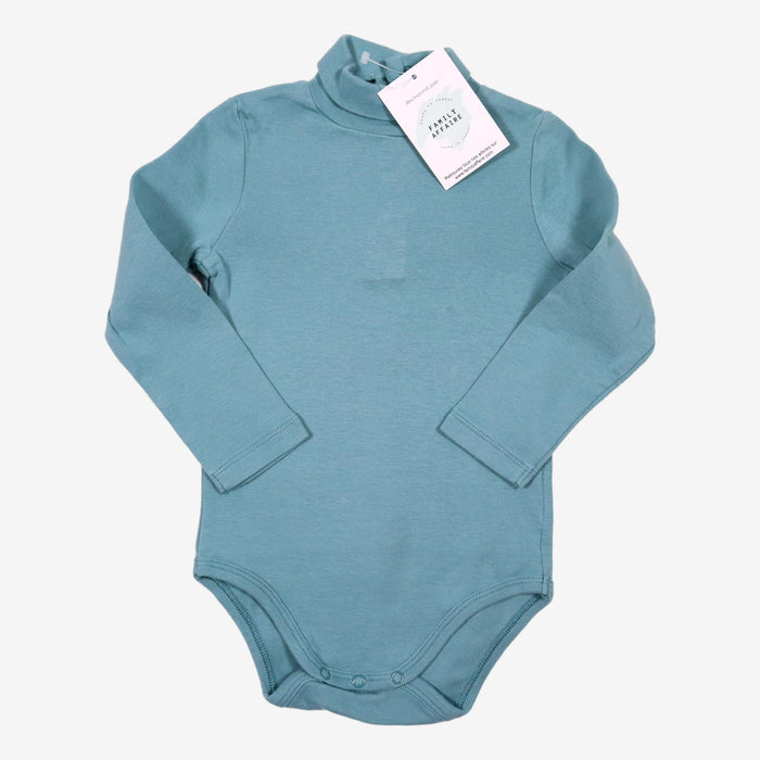 BOUTCHOU 2 ans body col roulé bleu