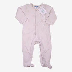 JACADI 6 mois Pyjama blanc motifs lapins