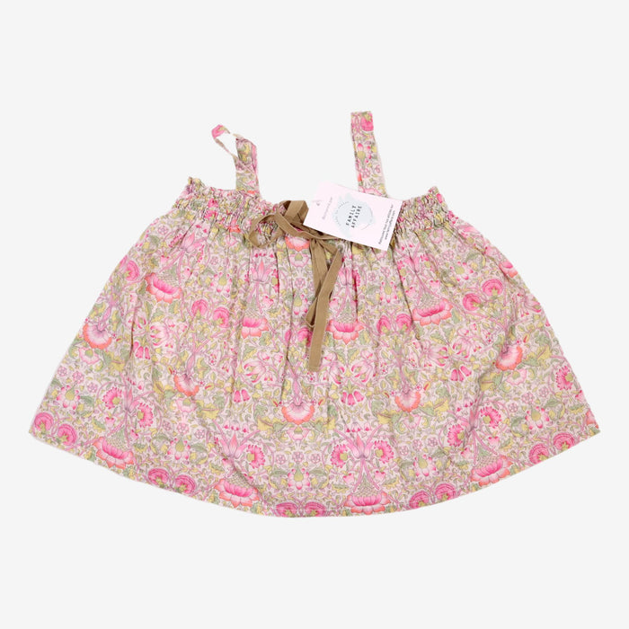 BONPOINT 4 ans blouse a bretelles liberty