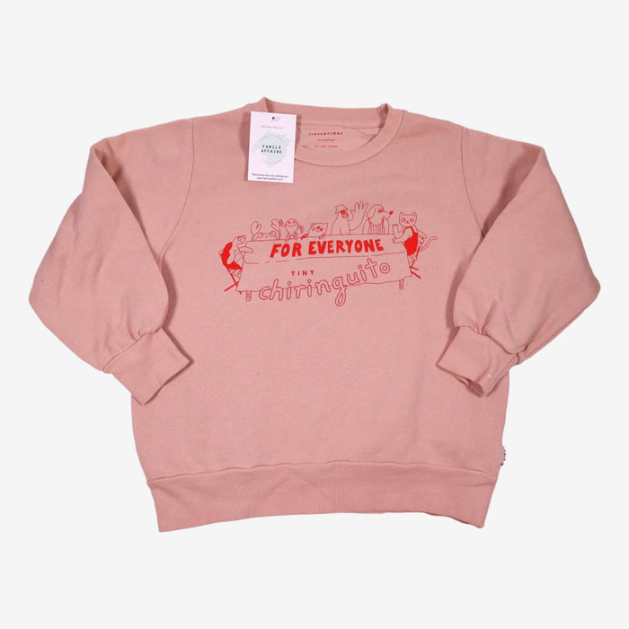 TINYCOTTONS 6 ans Sweat rose