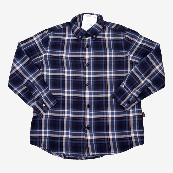 IL GUFO 6 ans chemise bleu a carreaux