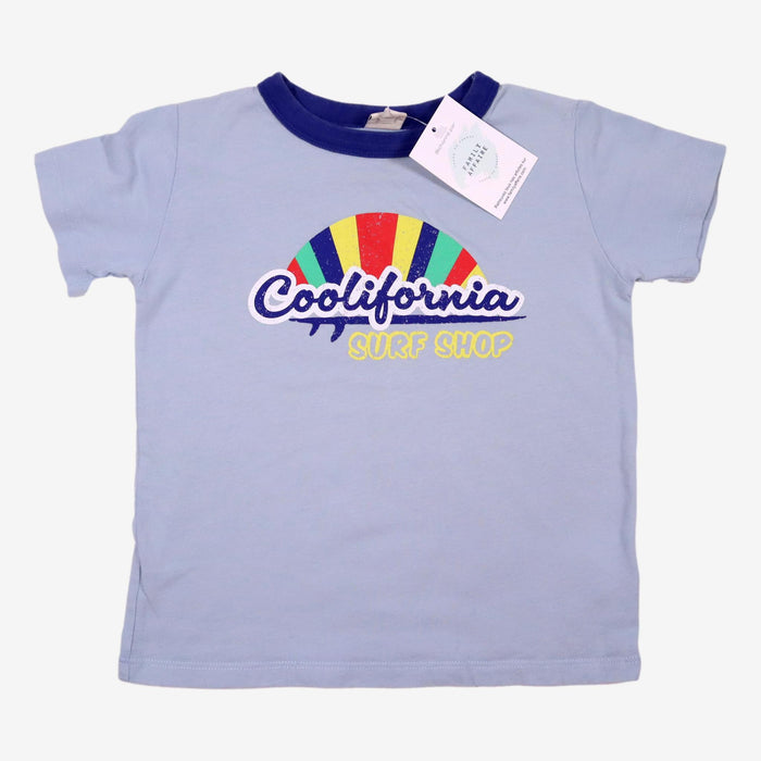 BONTON 4 ans T-shirt bleu ciel "coolifornia surf"