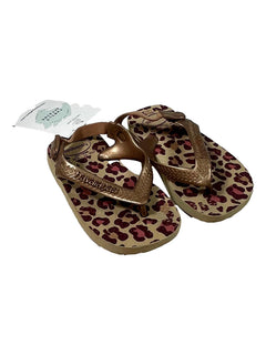 HAVAIANAS P20 tongs de bébé imprimé léopard