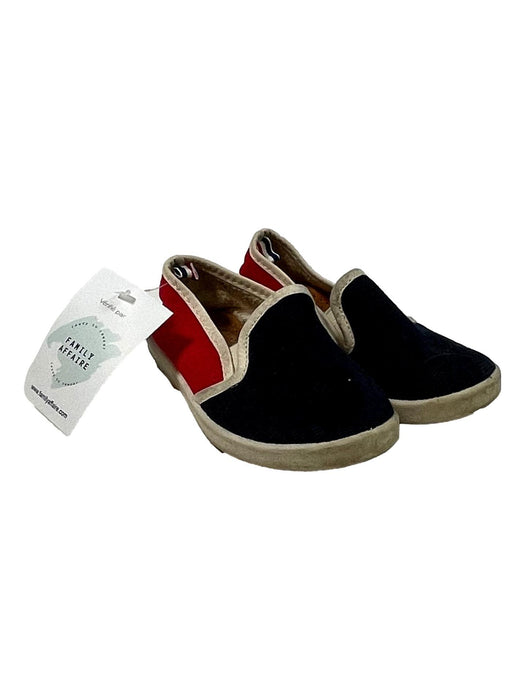 RIVIERAS P25 basket slip on bleu et rouge