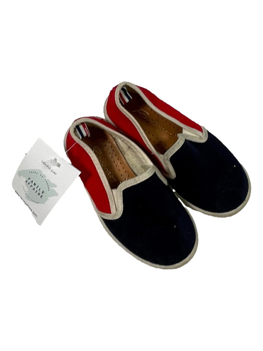 RIVIERAS P25 basket slip on bleu et rouge