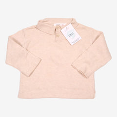 ZARA 18 mois polo beige en maille