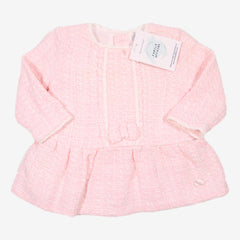 TUTTO PICCOLO 6 mois robe rose en tweed