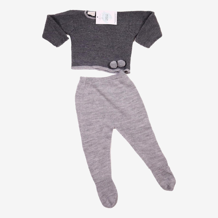 PAZ 3 mois Ensemble pull legging gris