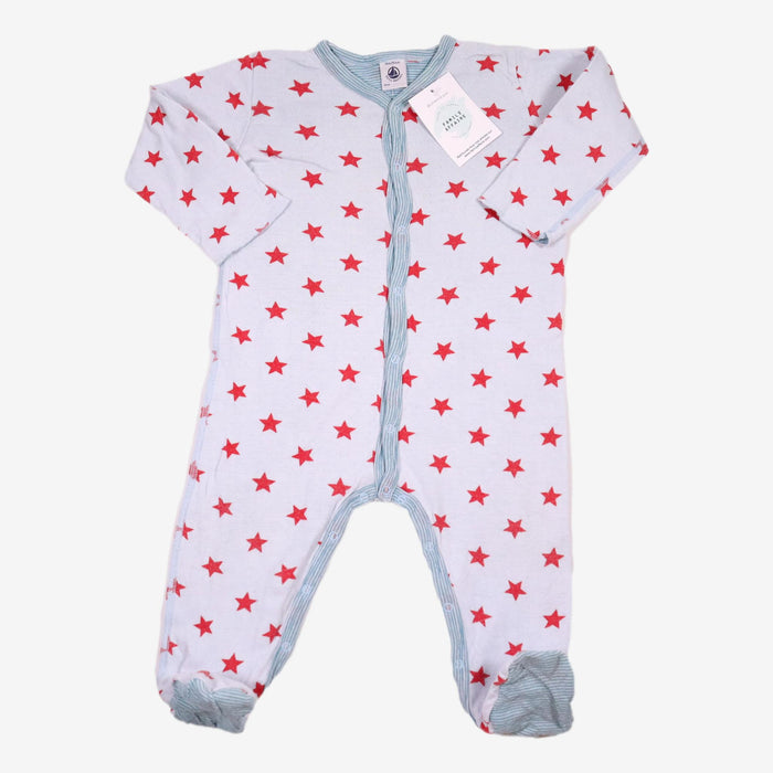 PETIT BATEAU  18 mois Pyjama étoiles rouges