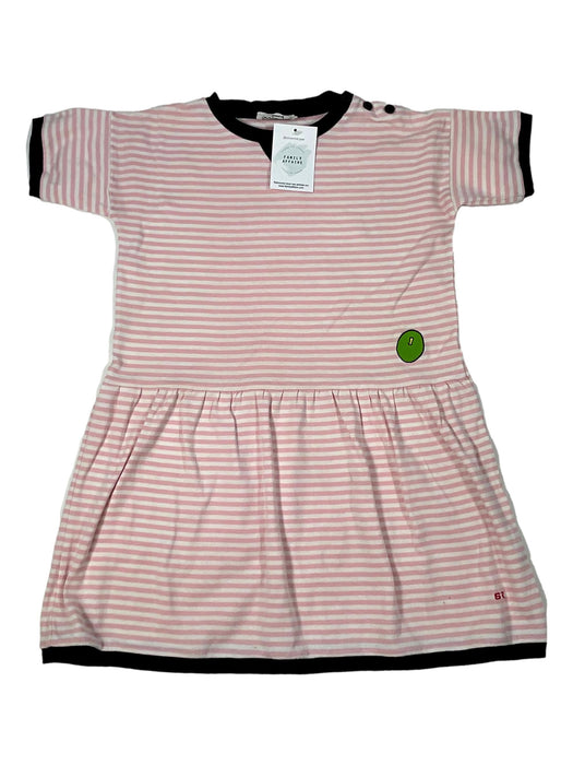 SONIA RYKIEL 10 ans robe rayée rose