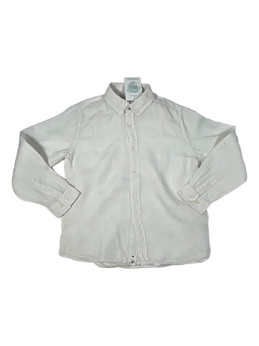 MASSIMO DUTTI 6 ans chemise en lin blanche