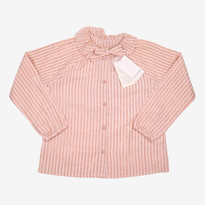 LOUIS LOUISE outlet 6 ans blouse rose poudre lurex