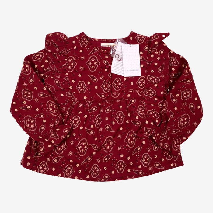 LOUIS LOUISE outlet 3 ans blouse motif bandana