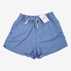 ZARA 12 ans short en chambray jean bleu