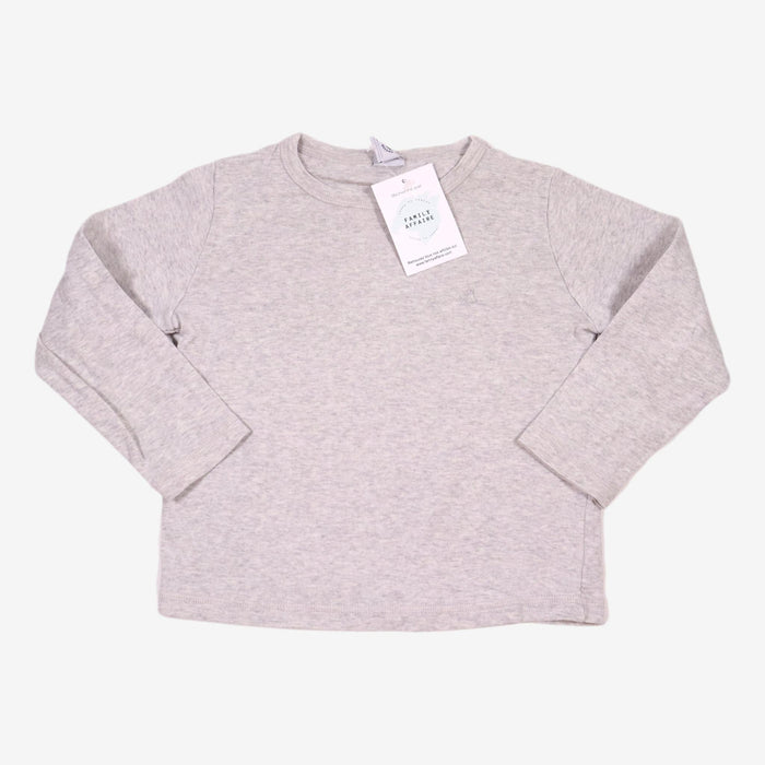 PETIT BATEAU 5 ans tee-shirt manches longues gris