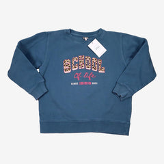 BONTON 8 ans sweat bleu "School of life"