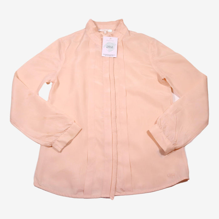 CHLOE 10 ans blouse rose poudre soie