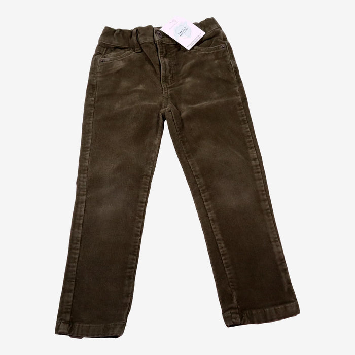 TEX 3/4 ans pantalon velours kaki