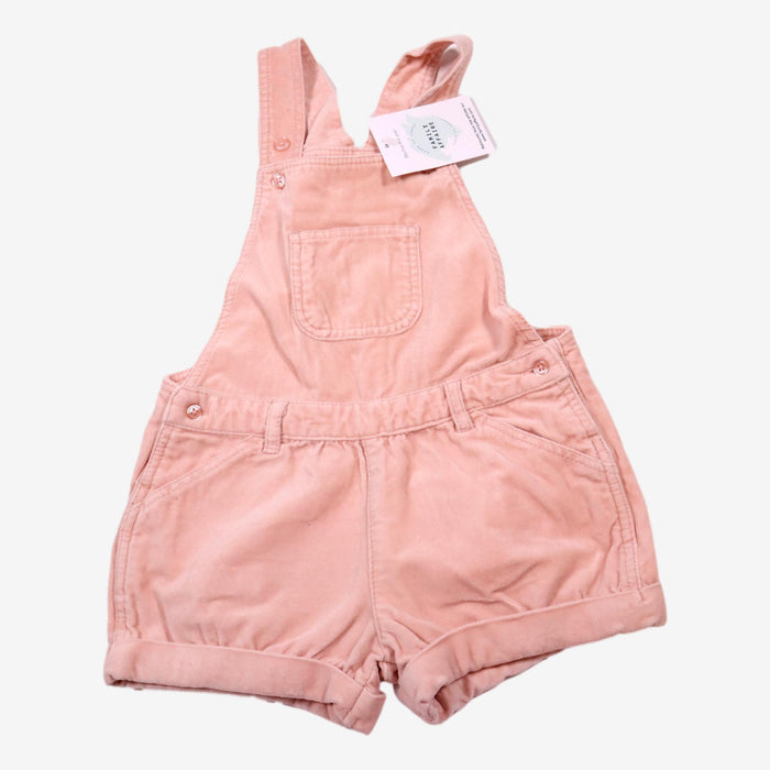 BOUTCHOU 2 ans salopette velours rose