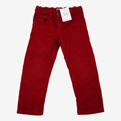 BONPOINT 3 ans pantalon rouge