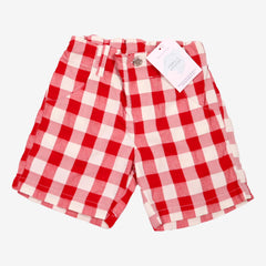 DOT 2 ans short vichy rouge et blanc