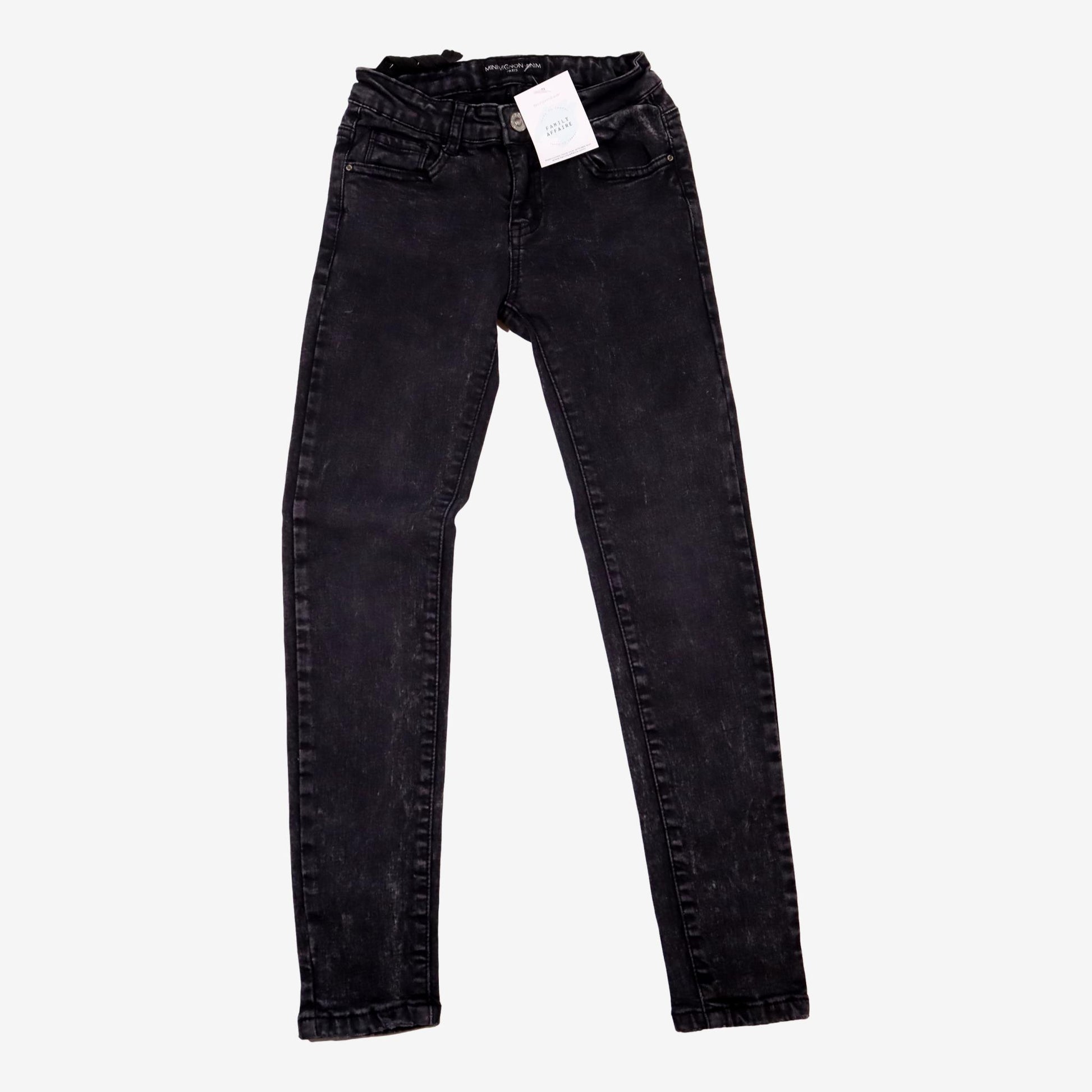 MINI MIGNON 8 ans jean slim gris foncé