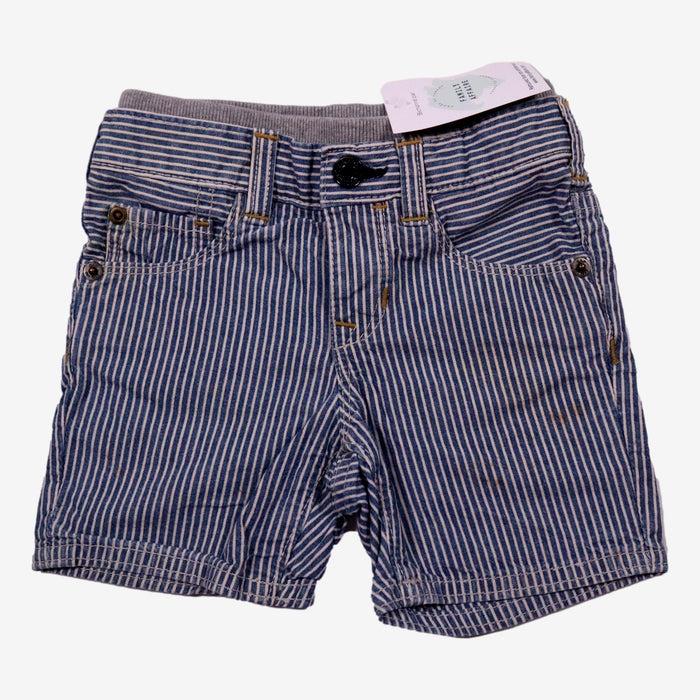 GAP 18m short rayé marine