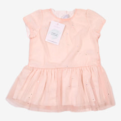 PETIT BATEAU 6 mois robe en tulle rose