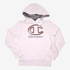 CHAMPION 10 ans sweat à capuche blanc logo