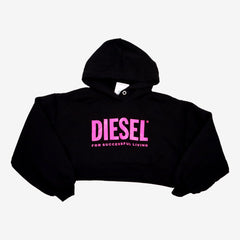 DIESEL 12 ans sweat noir crop top