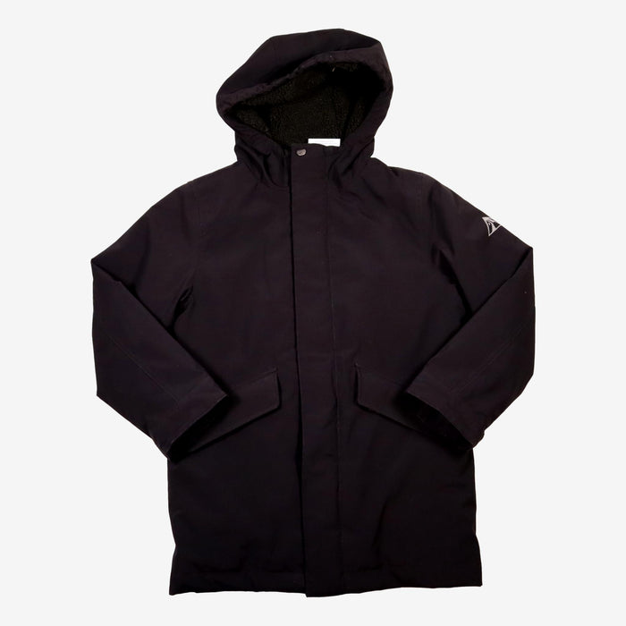 BELLEROSE 10 ans parka noire doublée sherpa