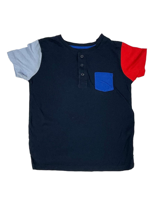 MONOPRIX 6 ans tee shirt bleu rouge