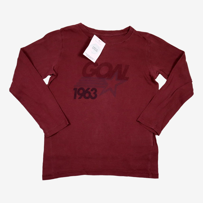 BELLEROSE 8 ans t shirt bordeaux