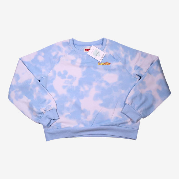 LEVI'S 12 ans pull tie & dye bleu ciel