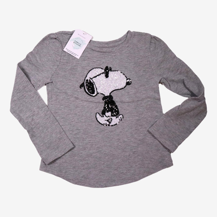 GAP + PEANUTS 7 ans t-shirt gris snoopy