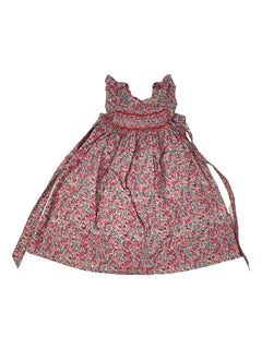 CYRILLUS 6 ans robe a fleurs rose