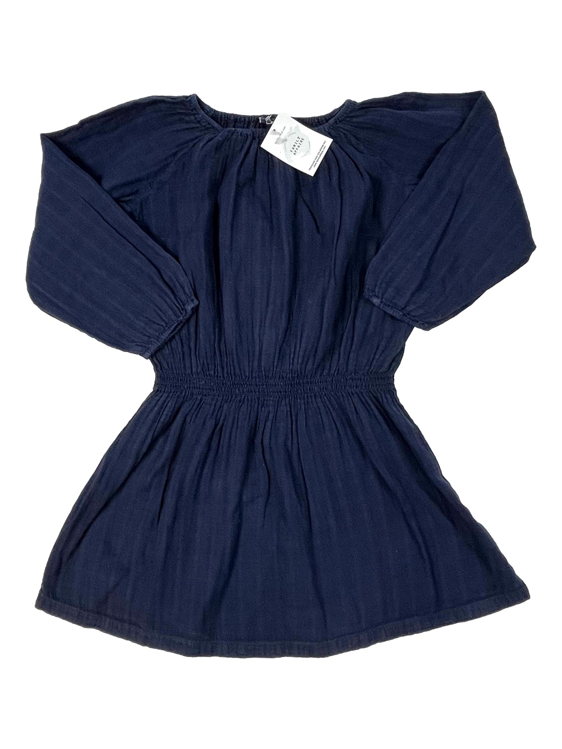 BONTON 8 ans robe bleu marine