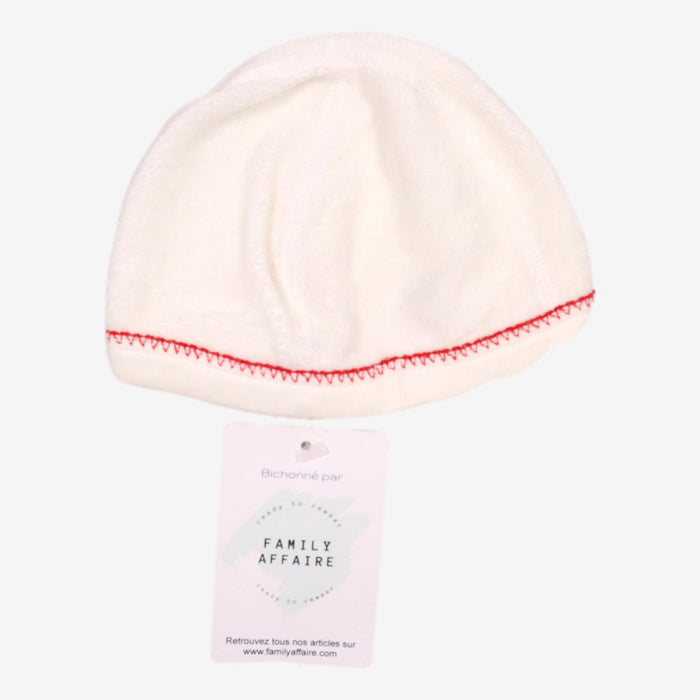 PETIT BATEAU 1 mois Bonnet naissance blanc