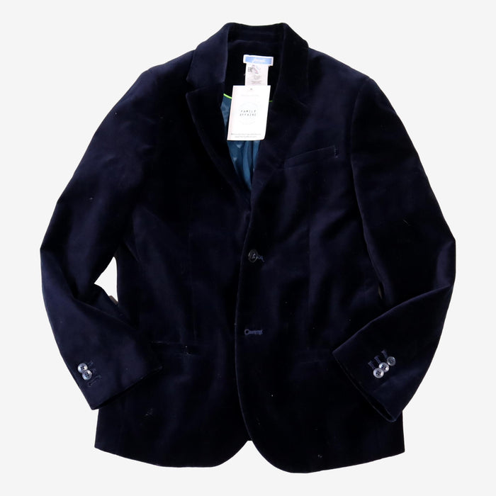 JACADI 8 ans veste costume Blazer velours bleu