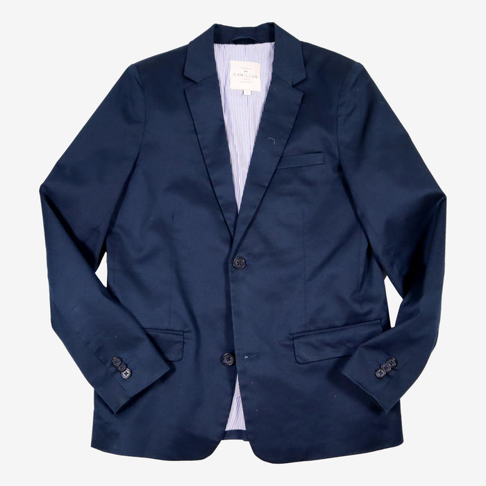 CYRILLUS 12 ans veste costume Blazer bleu marine