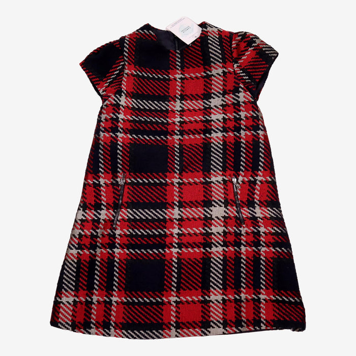 TARTINE ET CHOCOLAT 8 ans Robe tartan rouge