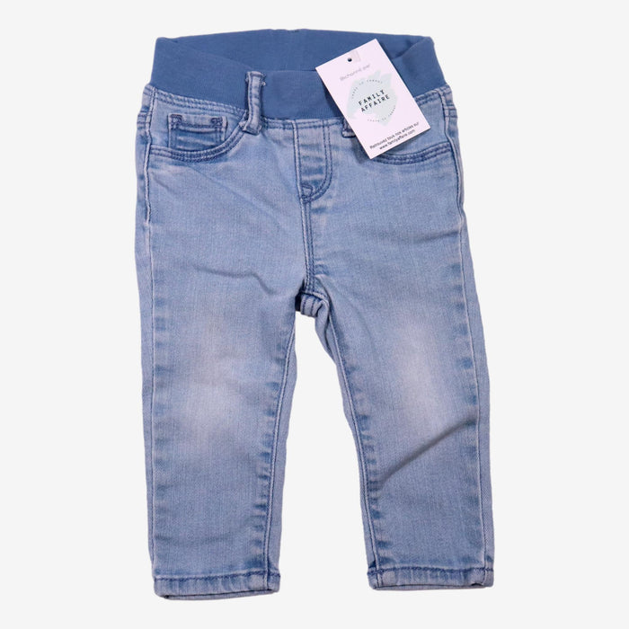 GAP 12 mois Jean ceinture élastique bleu