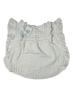 ZARA 6 ans blouse blanche dentelle