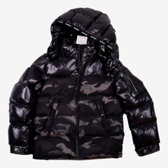 MONCLER 10 ans Doudoune noir et camouflage