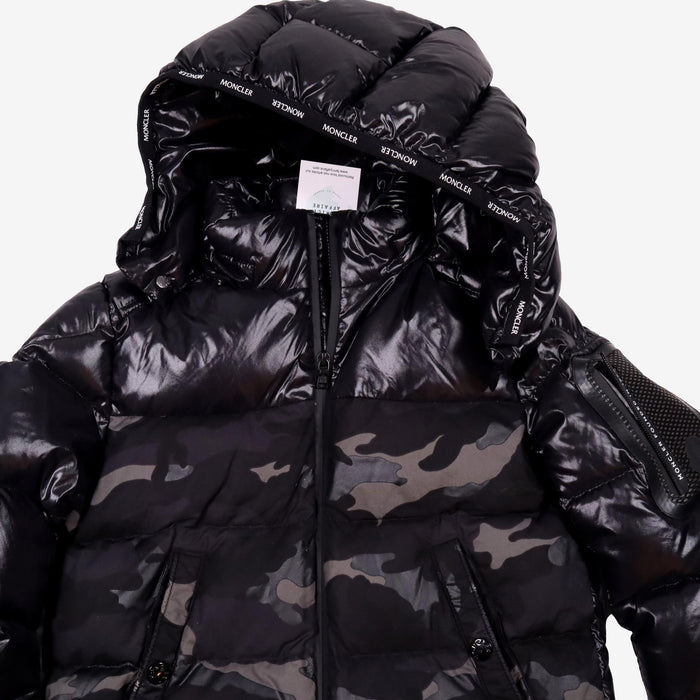 MONCLER 10 ans Doudoune noir et camouflage