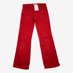 BONPOINT 12 ans Pantalon velours rouge