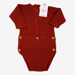 FRANGIN FRANGINE 6/9 mois BARBOTEUSE tricot marron